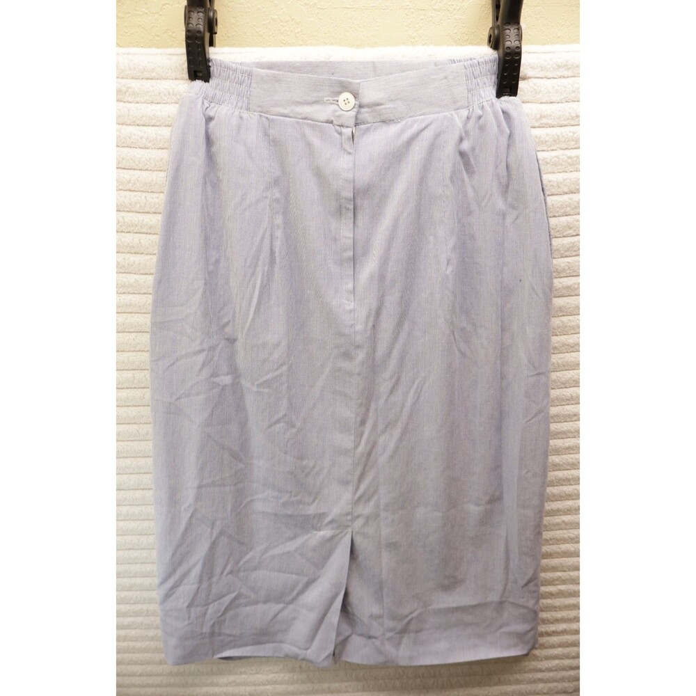Vintage Brian David Size 4 Petite Women's Beige Skirt Business Casual 80s